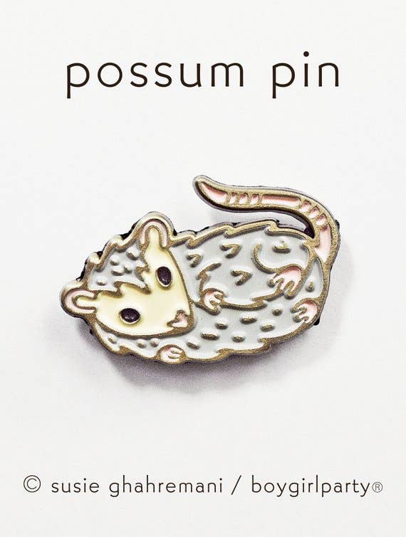 Boygirlparty - Opossum Possum Enamel Pin