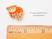 Load image into Gallery viewer, Boygirlparty - Red Panda Enamel Pin
