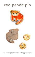 Load image into Gallery viewer, Boygirlparty - Red Panda Enamel Pin
