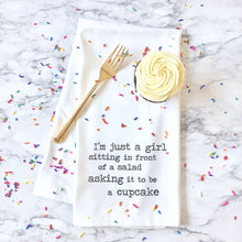 Load image into Gallery viewer, DEV D + CO. - I&#39;m Just A Girl - Artisan Tea Towel
