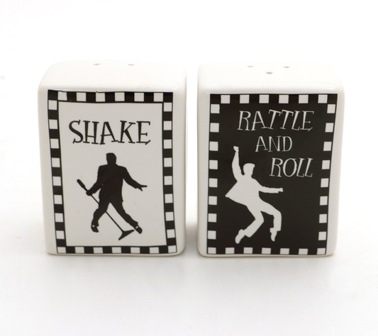 Lenny Mud - Shake Rattle and Roll Salt and Pepper Set