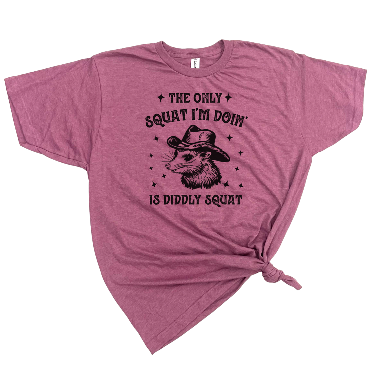 dkhandmade - THE ONLY SQUAT I'M DOING T-SHIRT