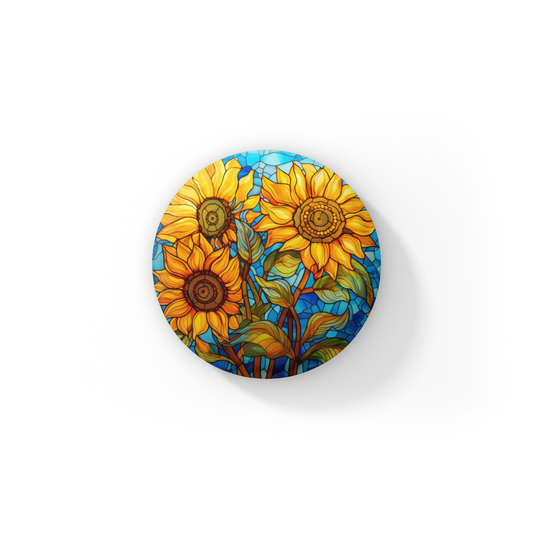 NatureCuts - Sunflower Pin Button