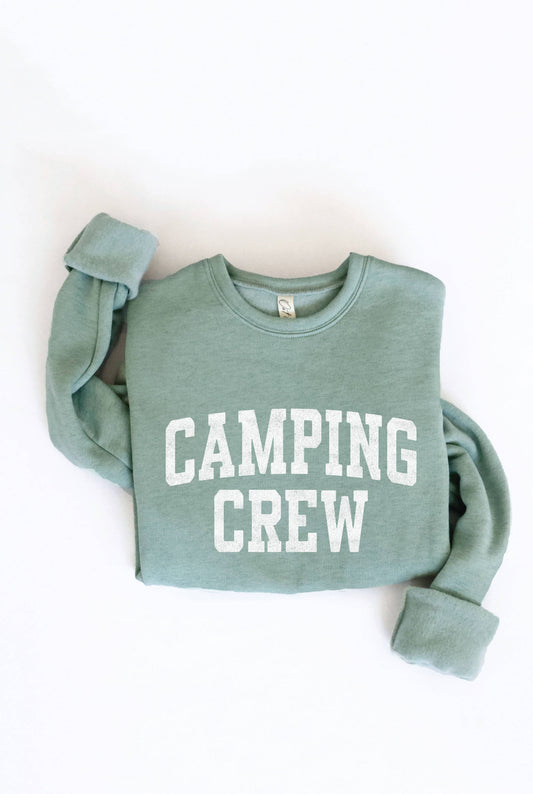 OAT COLLECTIVE - CAMPING CREW  Graphic Sweatshirt