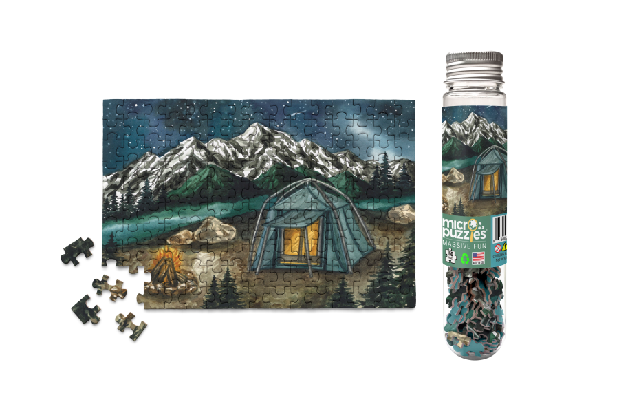 Micro Puzzles - Camping in Pacific Northwest National Park Puzzle Gift