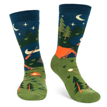 Load image into Gallery viewer, Lavley - I&#39;d Rather Be Camping Socks
