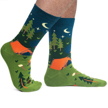 Load image into Gallery viewer, Lavley - I&#39;d Rather Be Camping Socks
