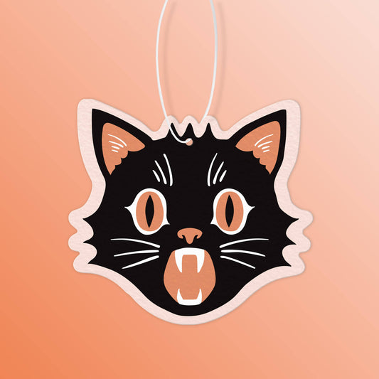 Sunshine Studios - Spooky Kitty Air Freshener | Halloween