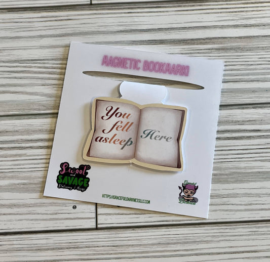 Graceful Darkness, LLC - Fell Asleep, Magnetic Bookmark