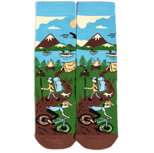 Load image into Gallery viewer, Lavley - Happy Camper Socks
