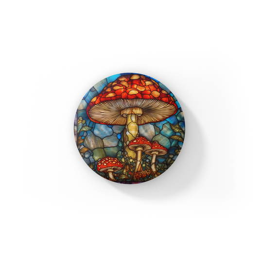 NatureCuts - Mushroom Pin Button