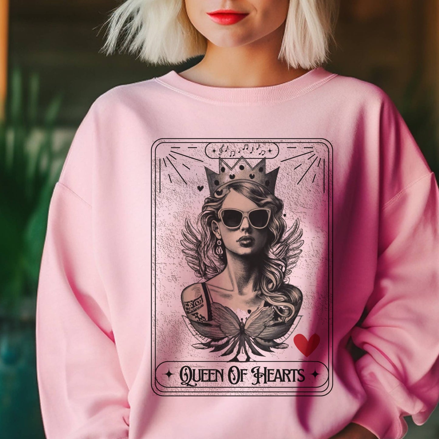 Par.tees by Party On! - Taylor Swift Queen of Hearts Concert Sweatshirt
