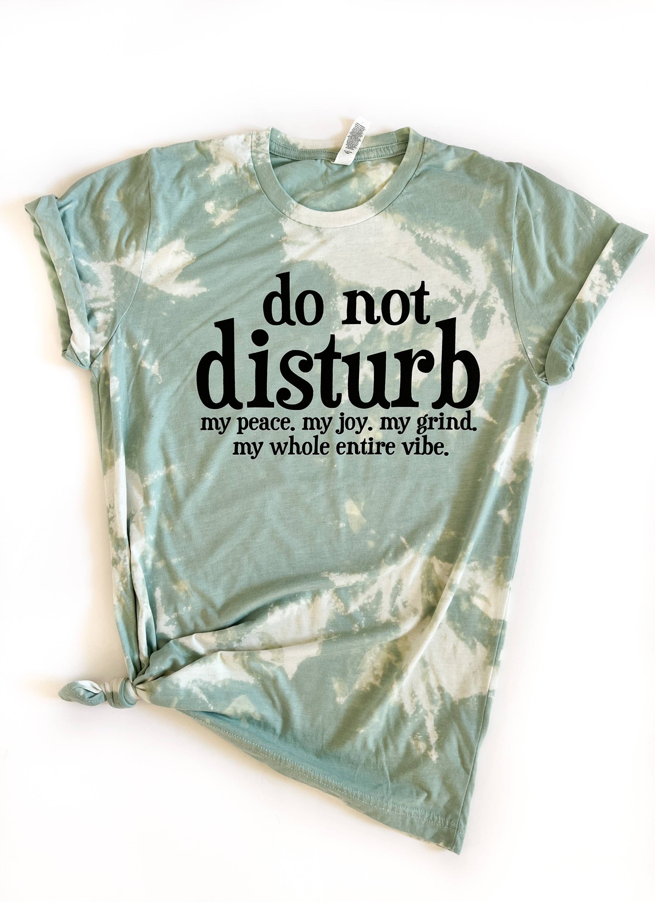 Wandering Owl Designs - Do Not Disturb Tie Dye Tee