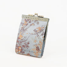 Load image into Gallery viewer, Cathayana - Brocade Small Floral Pattern Card Holder with RFID
