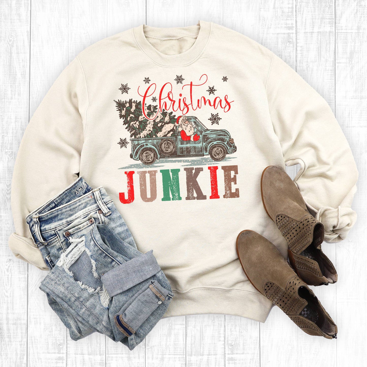 The Way Down South - Christmas Junkie Sweatshirt