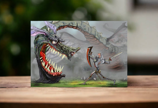 Mark Ludy Art Books & Games - Mighty Foe  Greeting Card