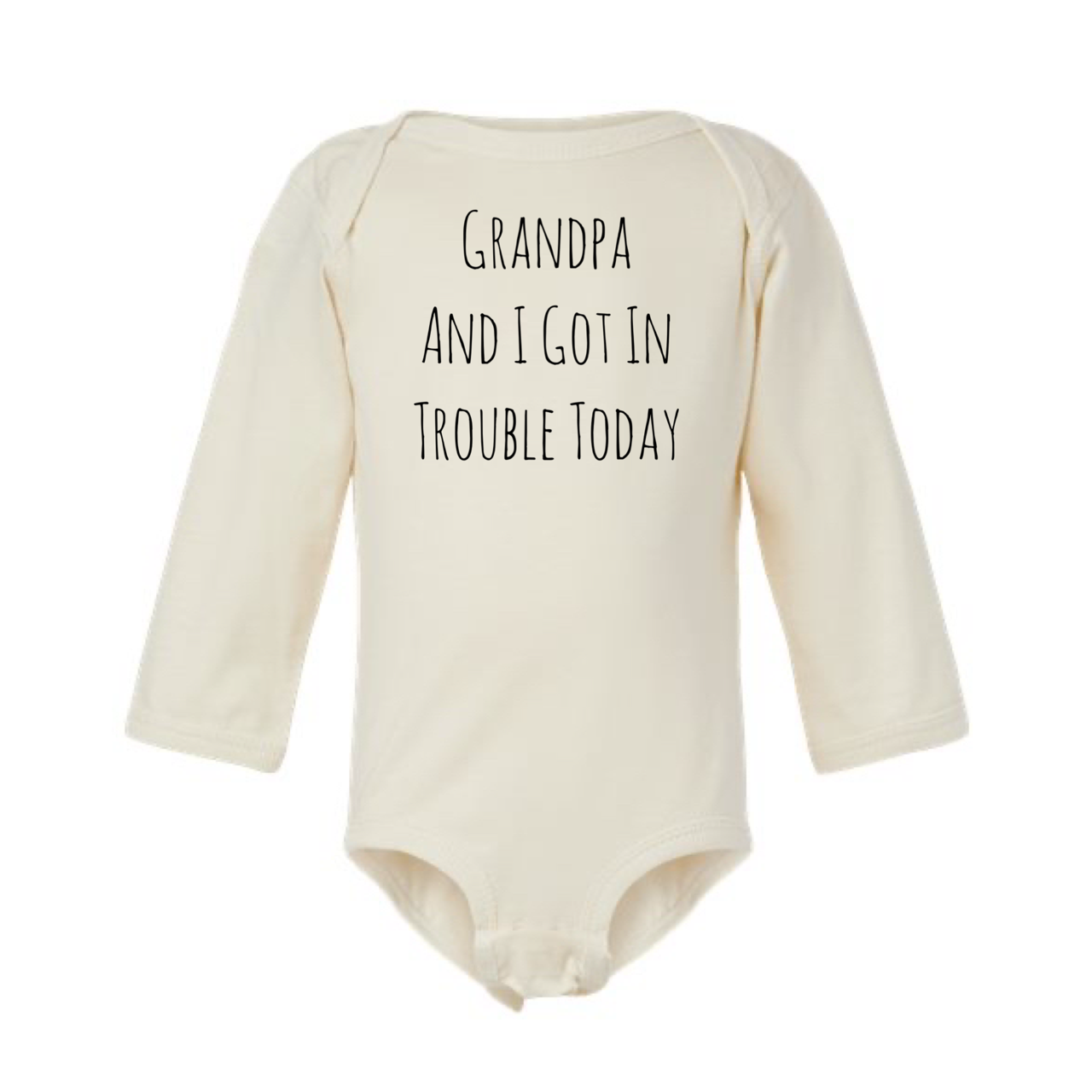 dkhandmade - Grandpa and I Got In Trouble Today Onesie