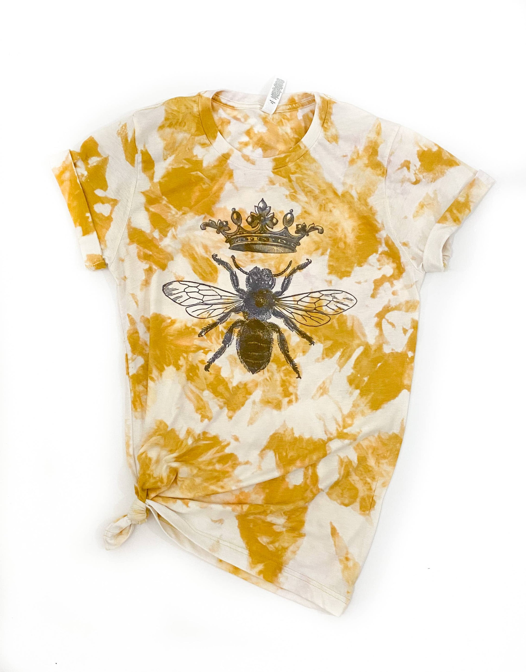 Wandering Owl Designs - Queen Bee Tie Dye Tee