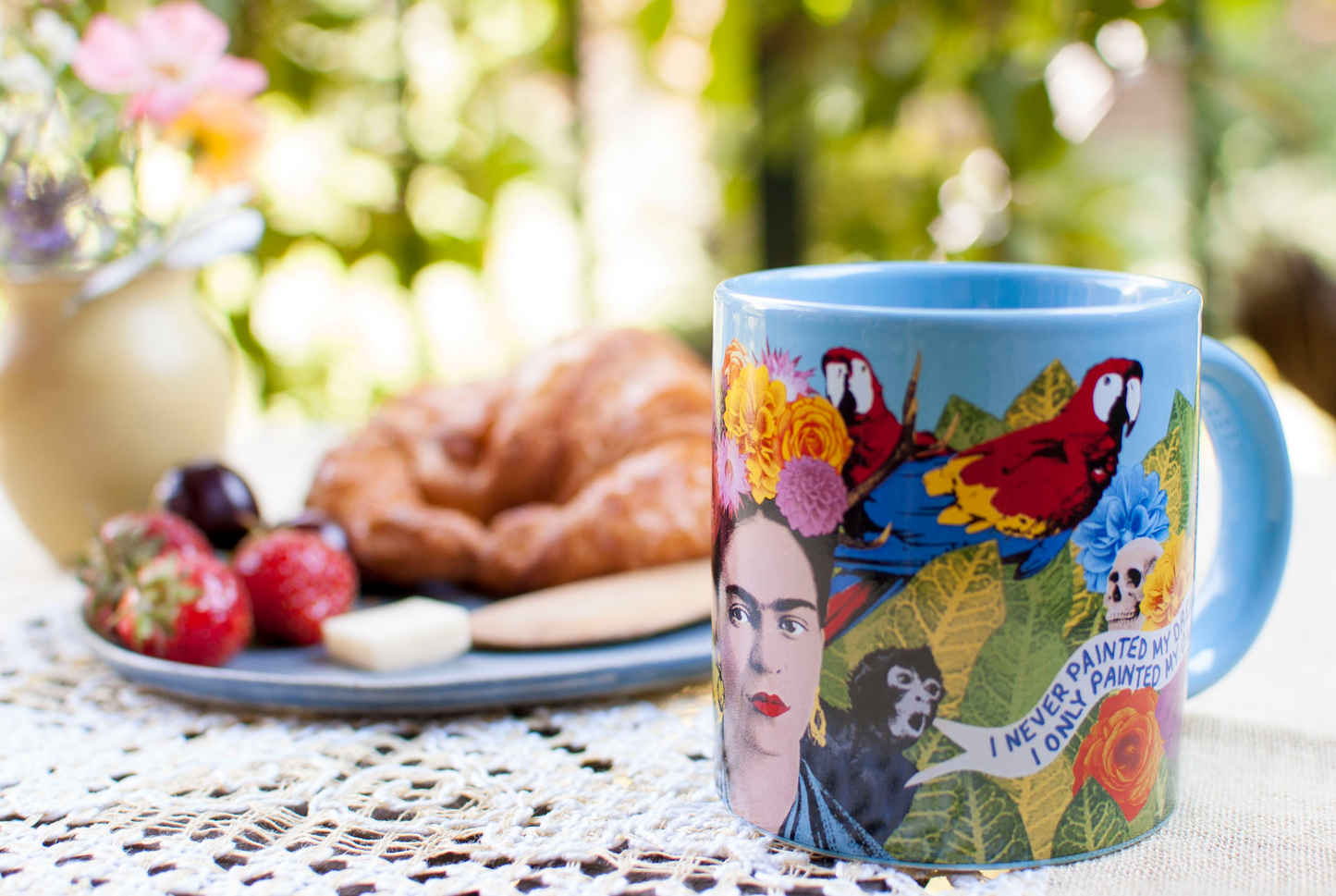 Unemployed Philosophers Guild - Frida Kahlo Art Coffee Mug