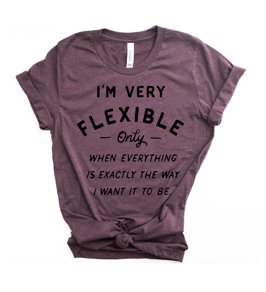 Par.tees by Party On! - I'm Very Flexible Vintage Graphic Tee