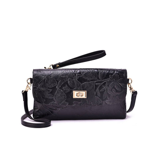Mellow World - Sarita Embossed Floral Crossbody