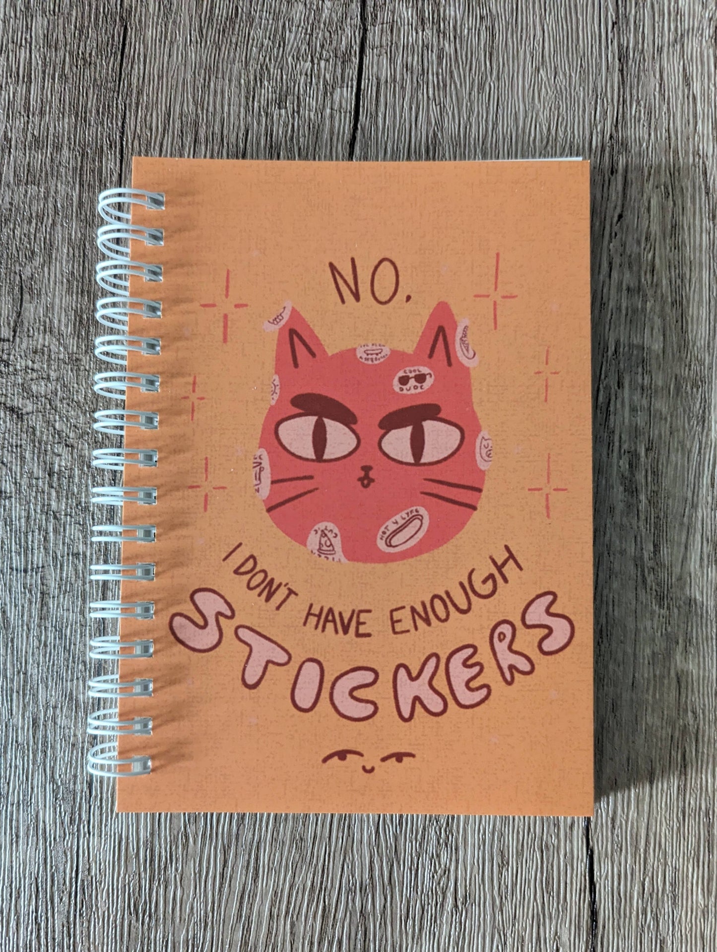 Sadsquatch - Not Enough Stickers - Cat - Reusable Sticker Book