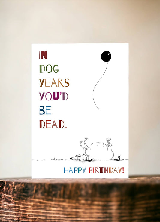 Mark Ludy Art Books & Games - In Dog Years |Greeting Card