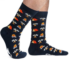 Load image into Gallery viewer, Lavley - Born To Camp, Forced To Work Socks
