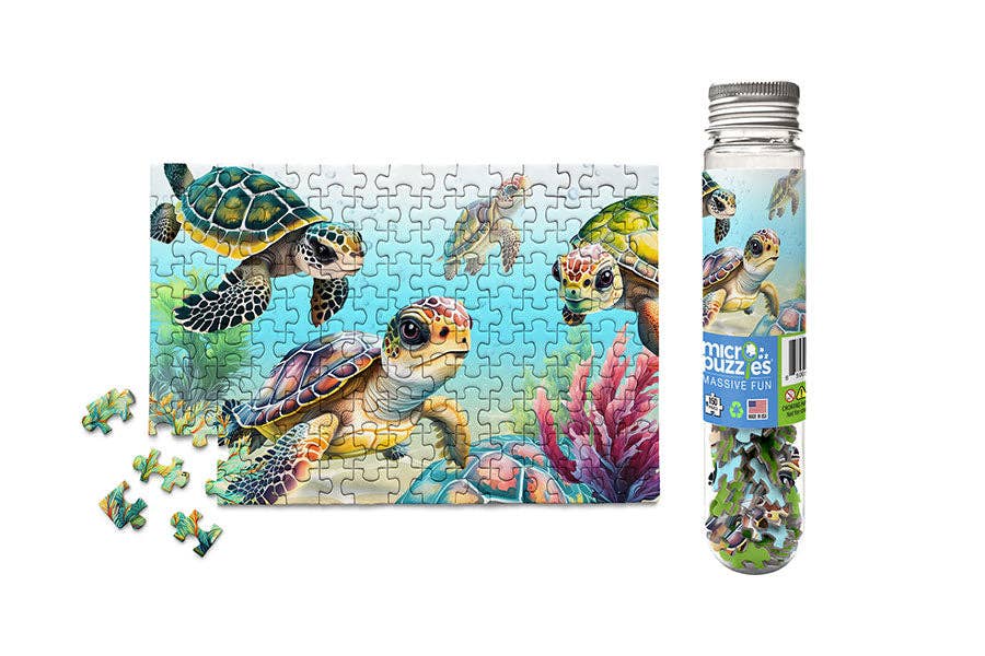 Micro Puzzles - Flippin Awesome Sea Turtles - Marine Life