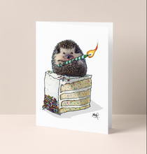 Load image into Gallery viewer, Shawn Braley Illustration - Sitting Pretty Blank Greeting Card.
