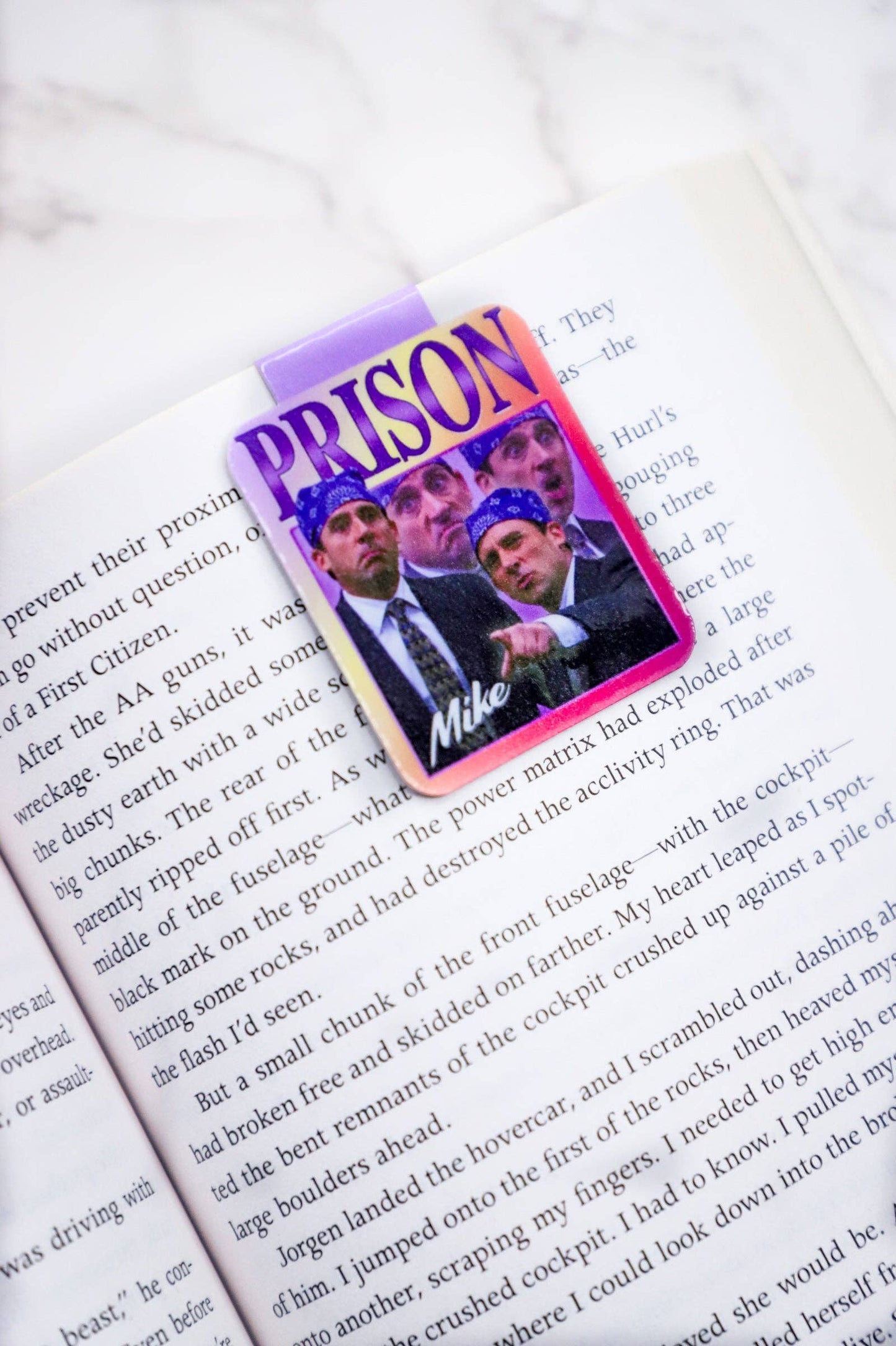 Furever Booked - Prison Mike Magnetic Bookmark