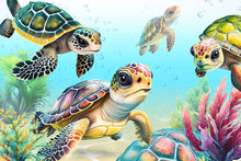 Load image into Gallery viewer, Micro Puzzles - Flippin Awesome Sea Turtles - Marine Life
