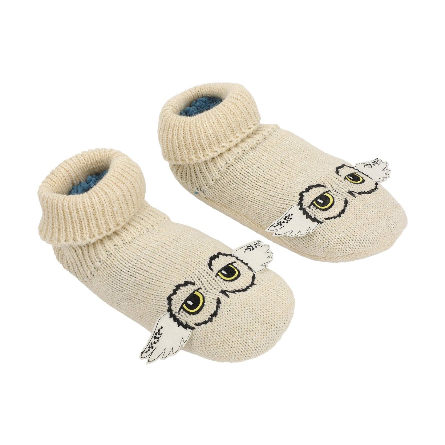 Bioworld Merchandising - Harry Potter Hedwig Big Face Wings Women's Slipper Socks