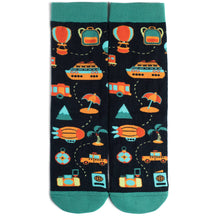 Load image into Gallery viewer, Lavley - I&#39;d Rather Be Traveling Socks
