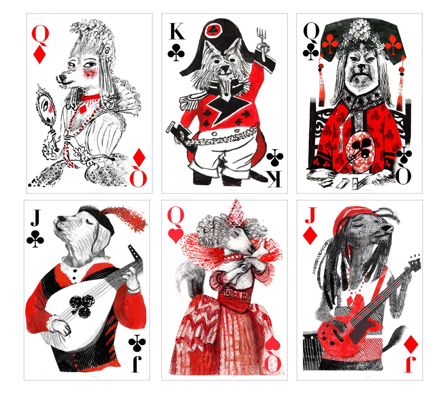 Artiphany - Pack of Dogs Playing Cards