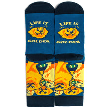 Load image into Gallery viewer, Lavley - Life Is Golden (Golden Retriever) Socks
