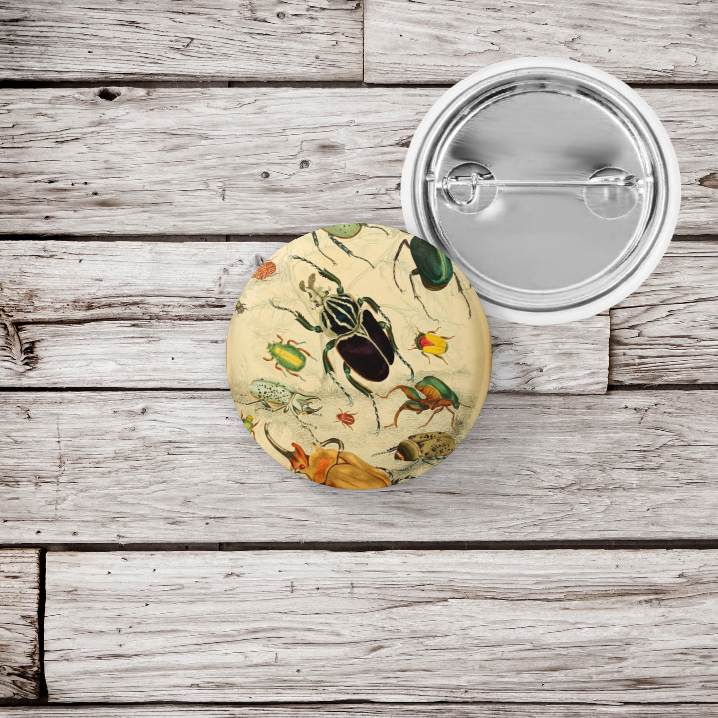 NatureCuts - Beetle Pin Button
