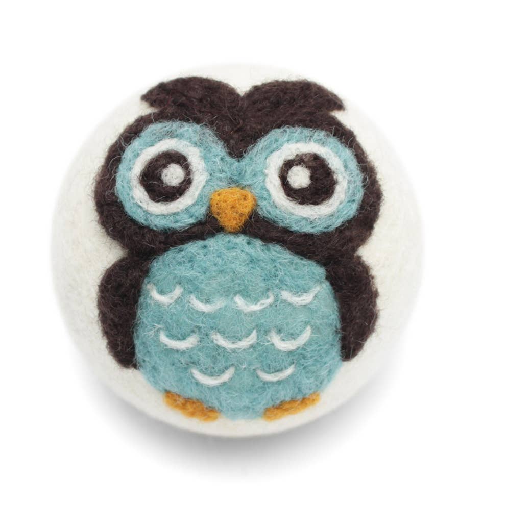 Ethical Global - Owls: Eco Wool Dryer Balls Fair Trade