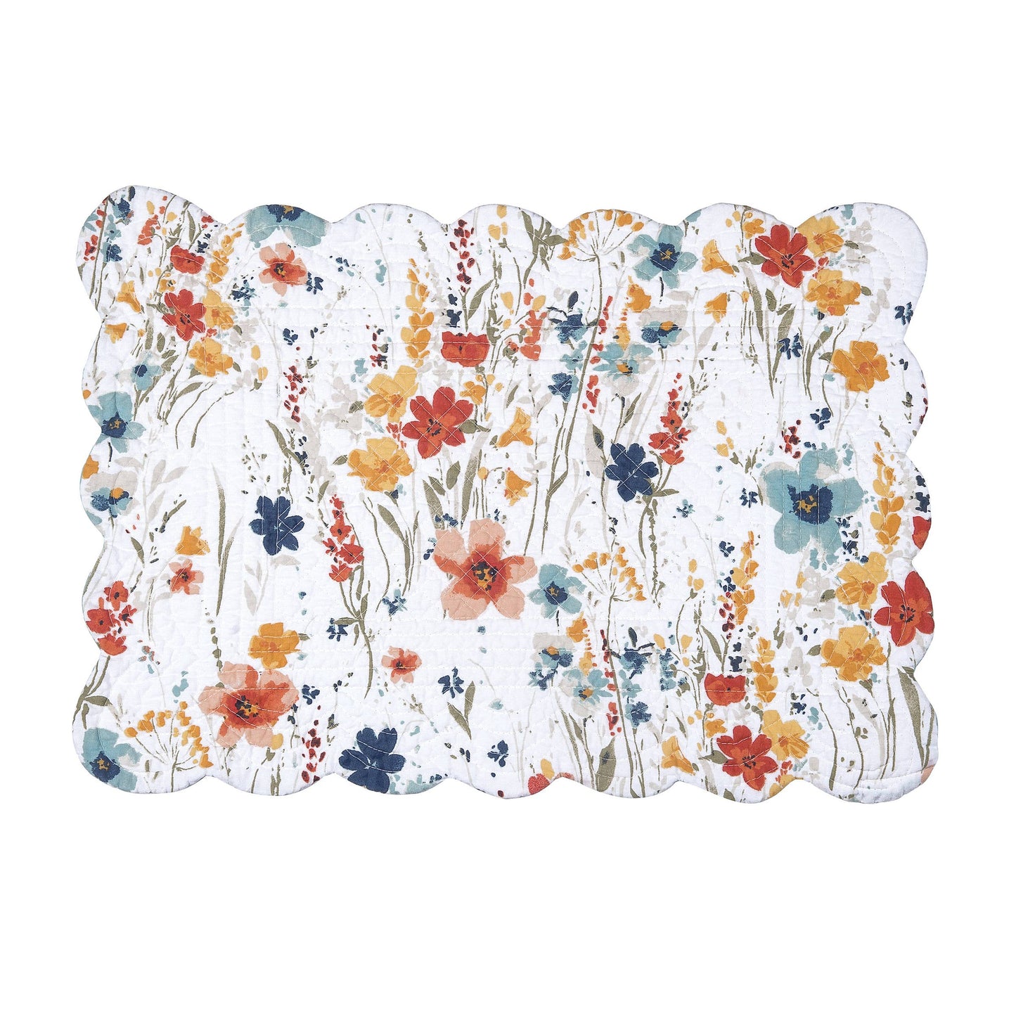 C&F Home - Sheila Watercolor Wildflower Floral Placemat