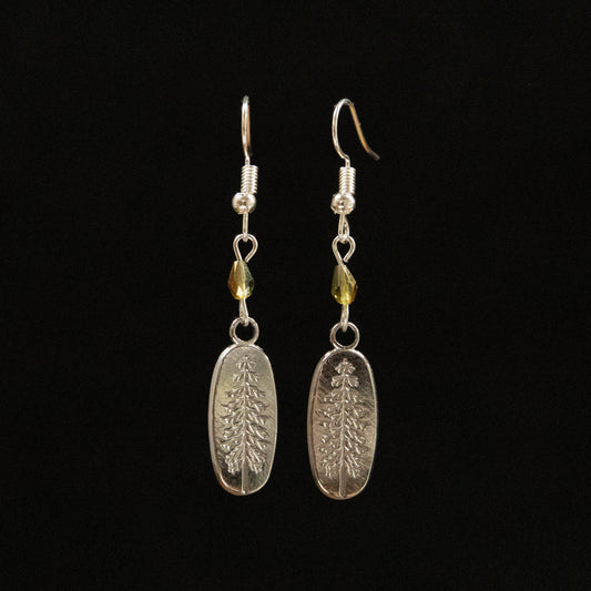 JAC Jewelry Designs - Pine Tree Relief Earrings