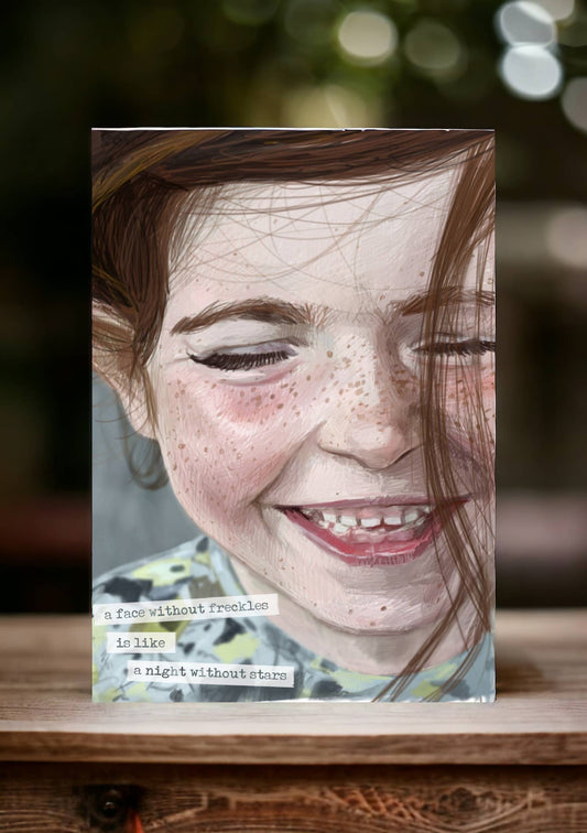 Mark Ludy Art Books & Games - Freckles  Greeting Card