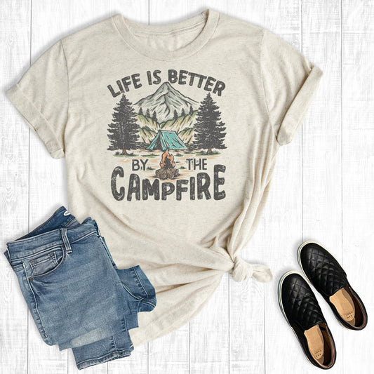The Way Down South - Life Is Better By The Campfire Summer Graphic Tee