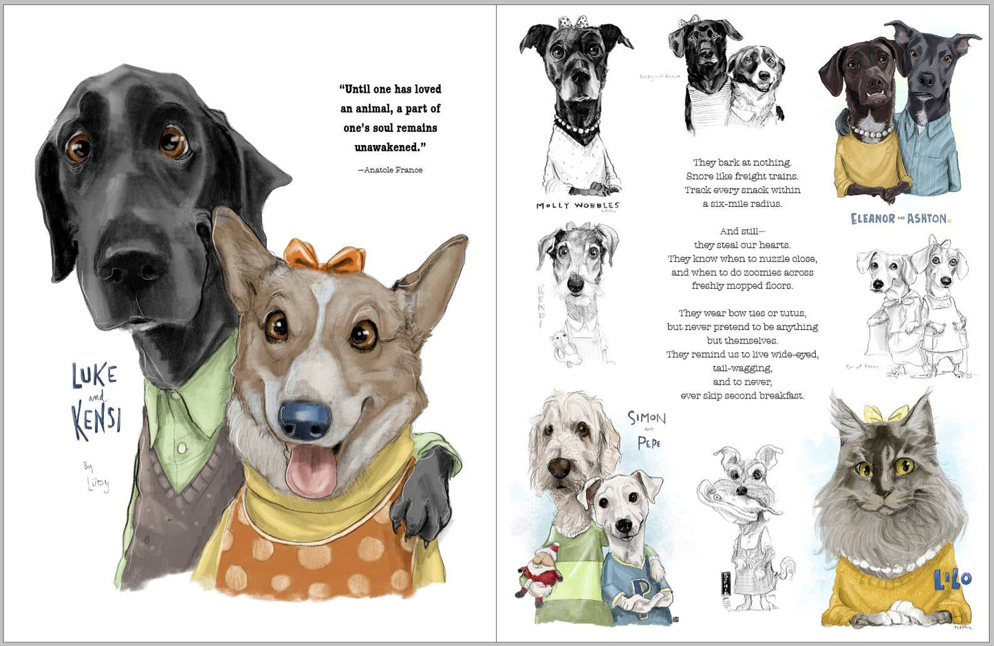 Mark Ludy Art Books & Games - Pets and Their People Book