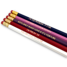 Load image into Gallery viewer, Lucky Mfg. Co. - Taylor Swift Pencil Set
