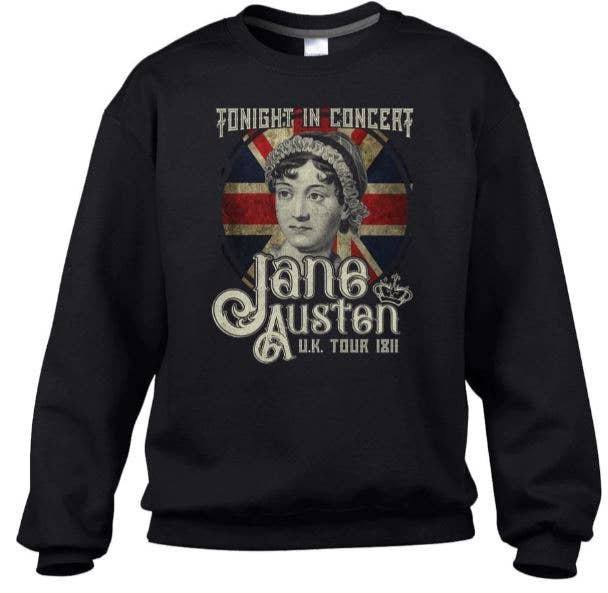 Boredwalk - Jane Austen Rock and Roll UK Tour Unisex Sweatshirt