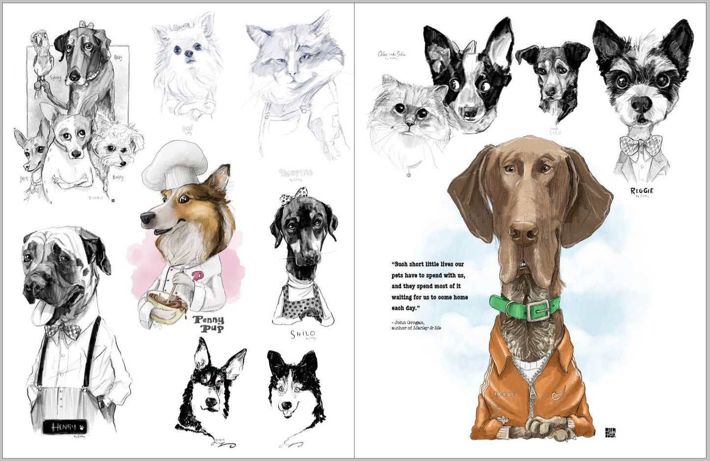 Mark Ludy Art Books & Games - Pets and Their People Book