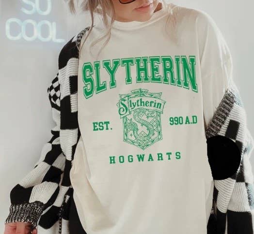 Ashton Grove Ltd Co - Hogwarts Slytherin Graphic T-Shirt