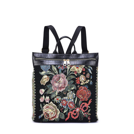 Mellow World - Flower Shop Vintage Tapestry Backpack