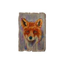 Load image into Gallery viewer, DaydreamHQ - Morning Gaze Fox - Wood Rustic Edge Postcards
