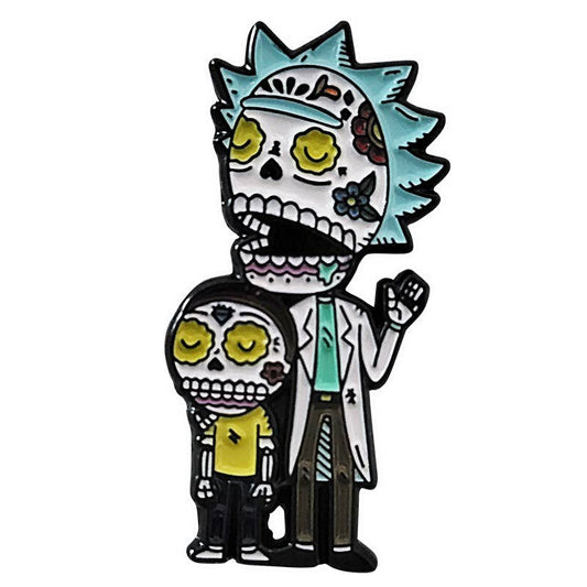 Fresh Prints of CT - Rick and Morty Enamel Pin